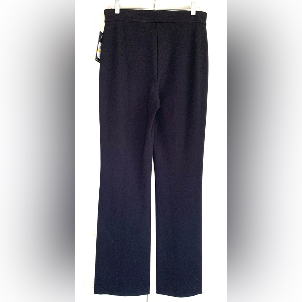 Karl Lagerfeld Paris High Rise Pull-On Ponte Pants - Picture 2 of 2